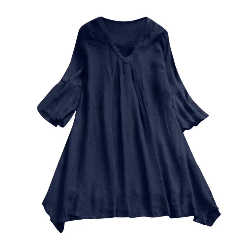 Blouse Women Clothes 2019 Vintage Loose Womens Tops And Blouses 3/4 Sleeve Tops Solid Ladies Tops Women Shirts Blouses Blusas
Blouse Women Clothes 2019 Vintage Loose Womens Tops And Blouses 3/4 Sleeve Tops Solid Ladies Tops Women Shirts Blouses Blusas