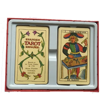 Spanish Tarot Board Game High Quality Paper Cards English/French/Spanish Instructions for Astrologer
Spanish Tarot Board Game High Quality Paper Cards English/French/Spanish Instructions for Astrologer
