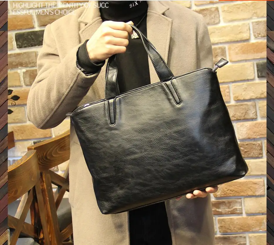 Men's bag Korean trend men's handbag casual shoulder Messenger bag Computer Laptop PU Leather business briefcase
Men's bag Korean trend men's handbag casual shoulder Messenger bag Computer Laptop PU Leather business briefcase