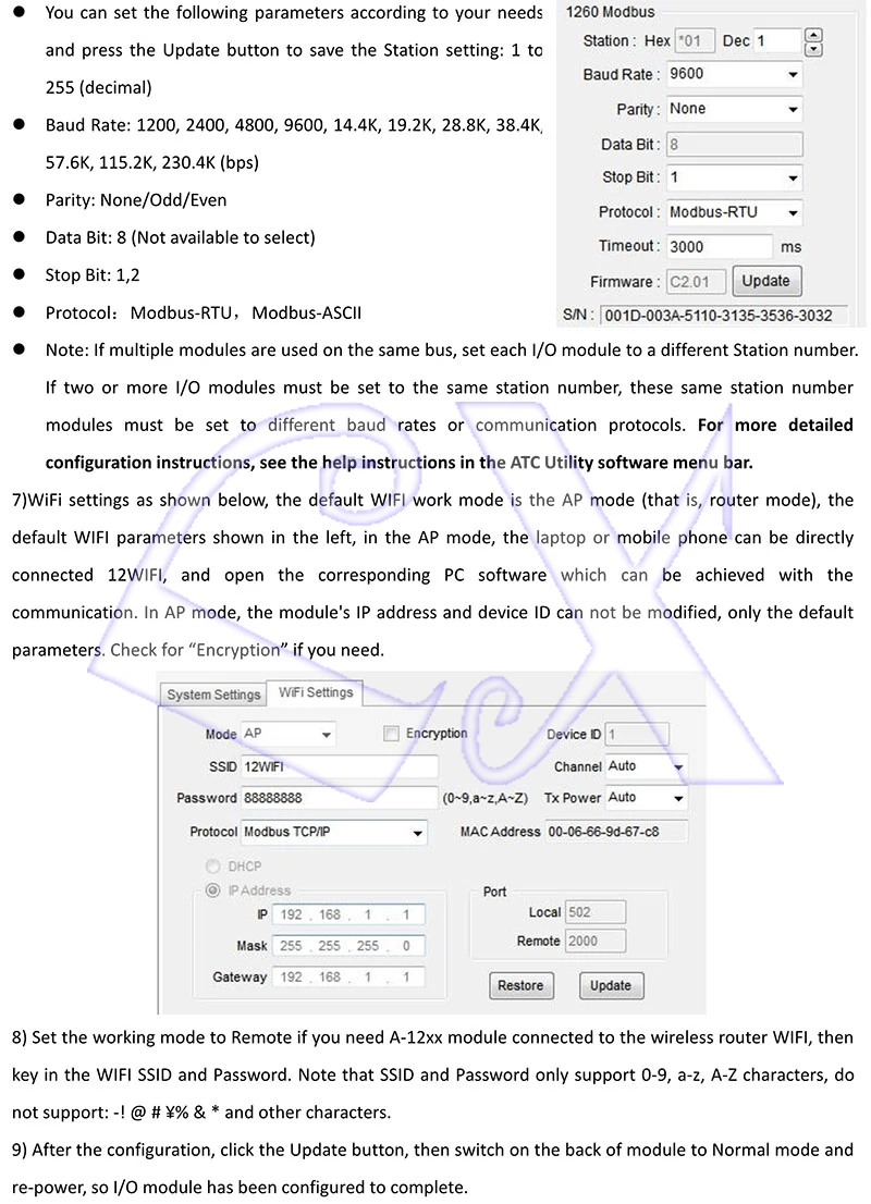 A-1 Serial Remote IO Module User Manual V1.14A_6