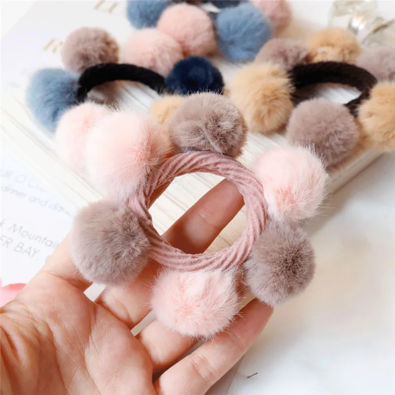 Hair Ball Candy Color Pom Balls Girls' Elastic Hair Ties Towel Material Women Hair Ropes Ponytail Holders Accessories
Hair Ball Candy Color Pom Balls Girls' Elastic Hair Ties Towel Material Women Hair Ropes Ponytail Holders Accessories