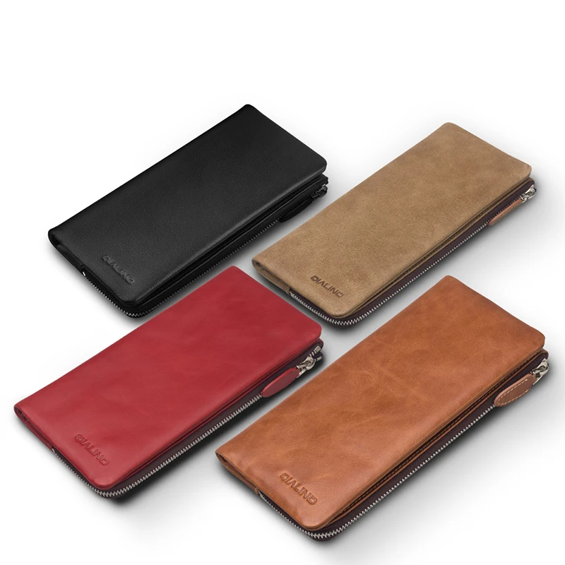 QIALINO Fashion Genuine Leather Wallet Cover for iPhone 8 Luxury Business Style Pure Handmade Slot Cards Case for iPhone 8 Plus
QIALINO Fashion Genuine Leather Wallet Cover for iPhone 8 Luxury Business Style Pure Handmade Slot Cards Case for iPhone 8 Plus