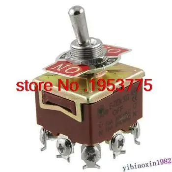 10pcs 3PDT On/Off/On 3 Postion 9 Screw Terminals Toggle Switch AC 250V 15A
10pcs 3PDT On/Off/On 3 Postion 9 Screw Terminals Toggle Switch AC 250V 15A