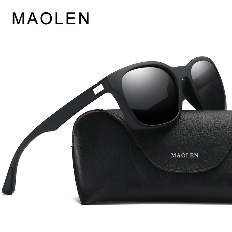 MAOLEN Polarized Men Sunglasses Mirror Oversized Black Square Driver Fishing Sun Glasses Sports HD Lens Womens Designer shades
MAOLEN Polarized Men Sunglasses Mirror Oversized Black Square Driver Fishing Sun Glasses Sports HD Lens Womens Designer shades