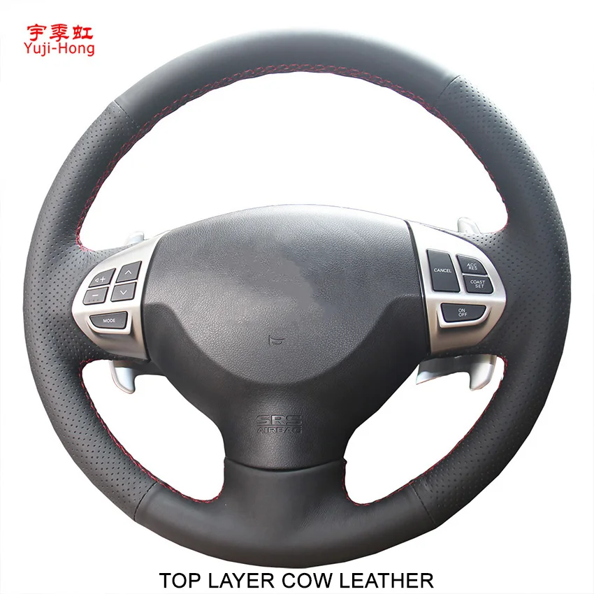 Top Layer Genuine Cow Leather Car Steering Covers Case for Mitsubishi Lancer-EX ASX Outlander 2006-2012 Hand-stitched
Top Layer Genuine Cow Leather Car Steering Covers Case for Mitsubishi Lancer-EX ASX Outlander 2006-2012 Hand-stitched