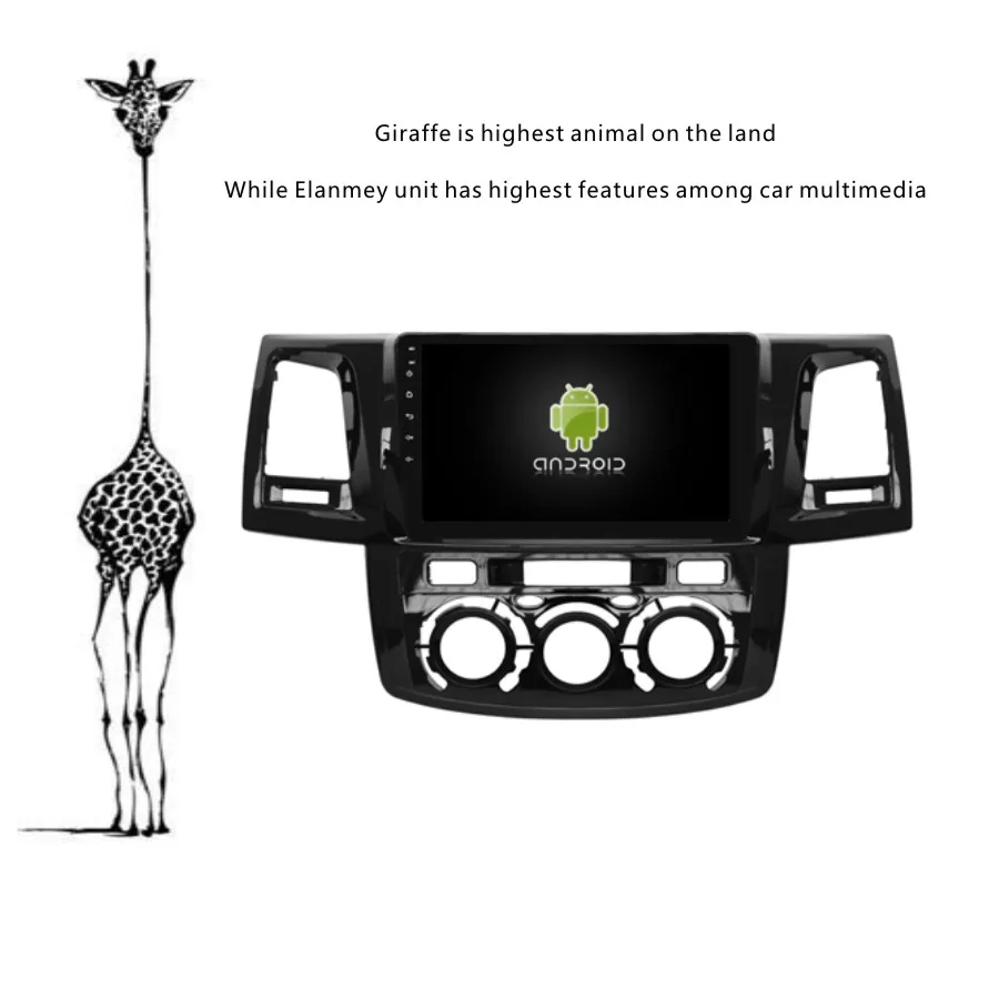 Deluxe Edition Car Android 9.0 Player for Toyota Hilux Fortuner Car Tablets with 4G Lite sim card Bluetooth GPS Radio Head Unit
Deluxe Edition Car Android 9.0 Player for Toyota Hilux Fortuner Car Tablets with 4G Lite sim card Bluetooth GPS Radio Head Unit