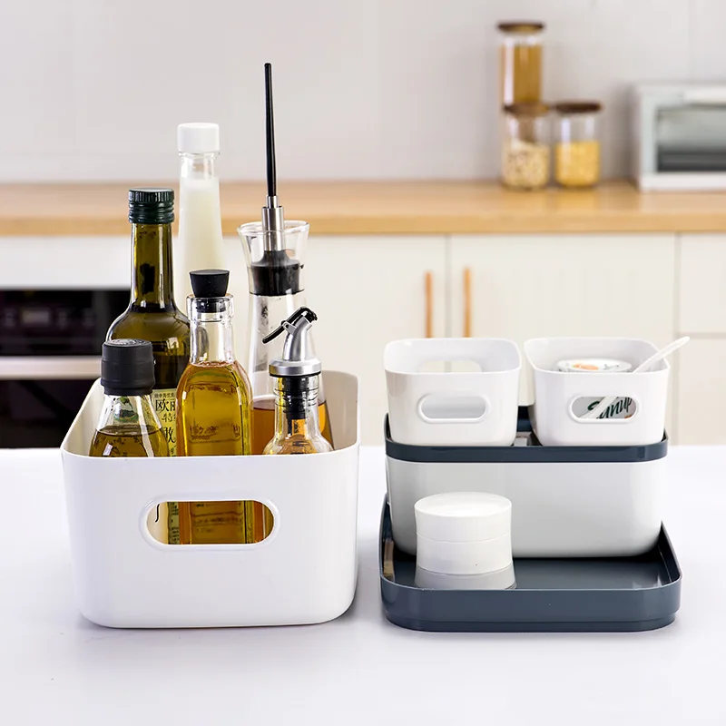 Home kitchen tabletop storage box cupboard cutlery plastic storage cosmetics finishing box
Home kitchen tabletop storage box cupboard cutlery plastic storage cosmetics finishing box