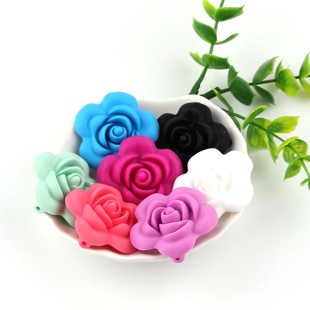 TYRY.HU 200pcs/lot Silicone Teether Flower Beads For Necklace Pacifier Chain Baby Teether BPA Free Silicone teething Beads
TYRY.HU 200pcs/lot Silicone Teether Flower Beads For Necklace Pacifier Chain Baby Teether BPA Free Silicone teething Beads
