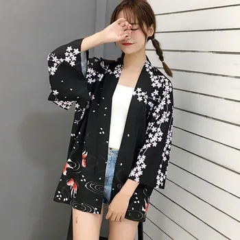 Harajuku Cartoon Print Kimono Summer Women Cardigan Causal Female Blouse Shirt Loose Outerwear
Harajuku Cartoon Print Kimono Summer Women Cardigan Causal Female Blouse Shirt Loose Outerwear