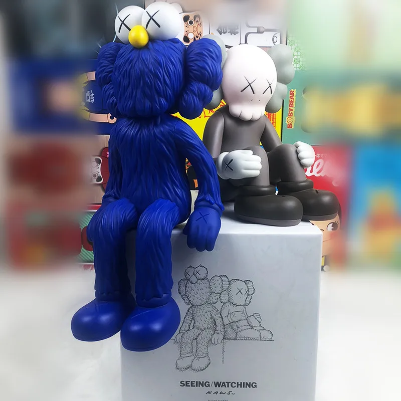 SEEING WATCHING OriginalFake KAWS Sesame Street IFS Brian Street Art Sitting Position BFF PVC Medicom Toy 2Pcs/set
SEEING WATCHING OriginalFake KAWS Sesame Street IFS Brian Street Art Sitting Position BFF PVC Medicom Toy 2Pcs/set