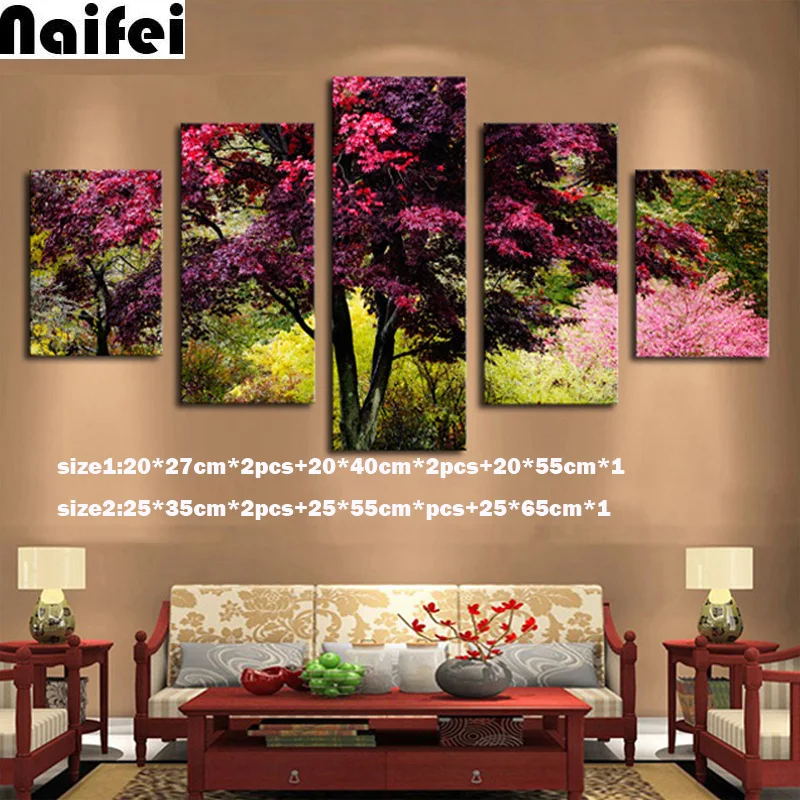 5pcs/set,5D DIY Diamond Embroidery Landscape Diamond Painting Cross Stitch Red Tree 5pcs Needlework Home Decorative 
5pcs/set,5D DIY Diamond Embroidery Landscape Diamond Painting Cross Stitch Red Tree 5pcs Needlework Home Decorative