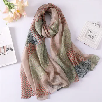 RUNMEIFA Luxury Brand 2019 New Fashion Summer Silk Scarf For Women/Ladies Plaid Long Wrap and Shawls Beach Hijab Female Foulard
RUNMEIFA Luxury Brand 2019 New Fashion Summer Silk Scarf For Women/Ladies Plaid Long Wrap and Shawls Beach Hijab Female Foulard
