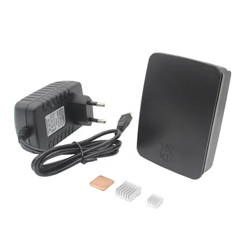 Raspberry pi 3 model b+(plus) ABS Case/Enclosure + 5V 3A EU Power Supply (Apdater) + 3Pcs Heat Sinks Starter Kit for Pi 3 B+/3B
Raspberry pi 3 model b+(plus) ABS Case/Enclosure + 5V 3A EU Power Supply (Apdater) + 3Pcs Heat Sinks Starter Kit for Pi 3 B+/3B