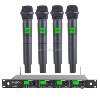 New OKMIC OK-4/2H Black professional UHF four channels wireless system Handheld Microphone 4 channels multichannel UHF PLL metal
New OKMIC OK-4/2H Black professional UHF four channels wireless system Handheld Microphone 4 channels multichannel UHF PLL metal