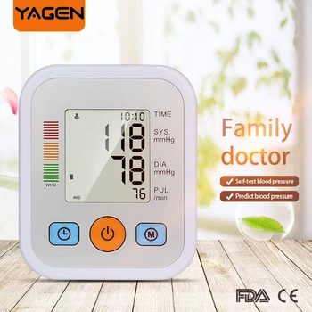 YAGEN New Arm Blood Pressure Monitor Digital Portable LCD Heart Beat Meter for Measuring Automatic sphygmomanometer tonometer
YAGEN New Arm Blood Pressure Monitor Digital Portable LCD Heart Beat Meter for Measuring Automatic sphygmomanometer tonometer