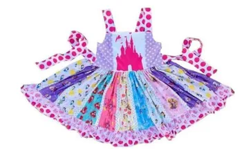 Children's Wear 2019 latest design stitching sleeveless girl boutique dress
Children's Wear 2019 latest design stitching sleeveless girl boutique dress