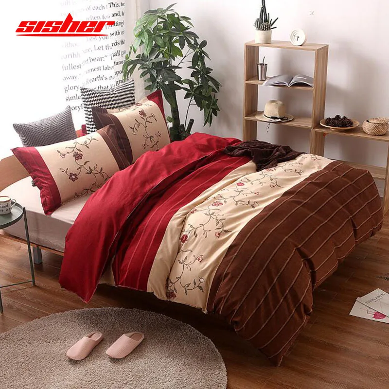 Sisher Simple Stripes Bedding Sets Queen King size Duvet cover set pillowcase Single Double Full Quilt Duvets Covers Bedclothes
Sisher Simple Stripes Bedding Sets Queen King size Duvet cover set pillowcase Single Double Full Quilt Duvets Covers Bedclothes