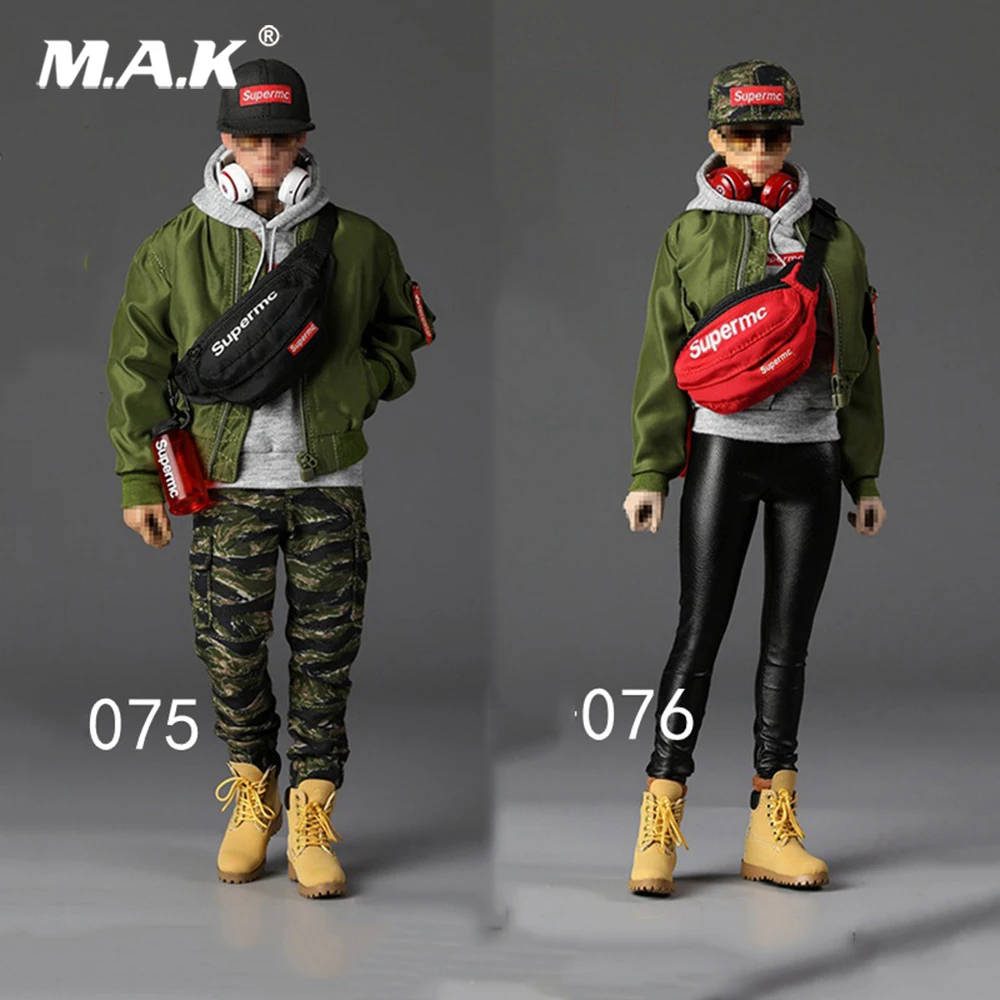 For collection 1/6 Scale F-075/076 Street Style Flight Jacket Set Set F 12'' male/ Female Body Collections
For collection 1/6 Scale F-075/076 Street Style Flight Jacket Set Set F 12'' male/ Female Body Collections