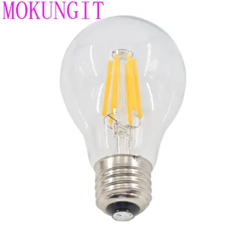 Fastship 25PC A60 Clear E26 6W dimmable 360 Degree Glass Clear Edison retro LED filament lamps bulb light 120VAC WarmWhite 2700K
Fastship 25PC A60 Clear E26 6W dimmable 360 Degree Glass Clear Edison retro LED filament lamps bulb light 120VAC WarmWhite 2700K