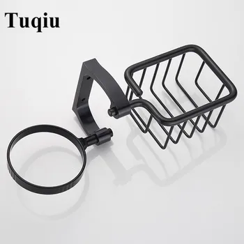 Aluminum Toilet brush holders Black with bathroom shelf Wall mounted Toilet Brush Holder With Cup Household Products
Aluminum Toilet brush holders Black with bathroom shelf Wall mounted Toilet Brush Holder With Cup Household Products