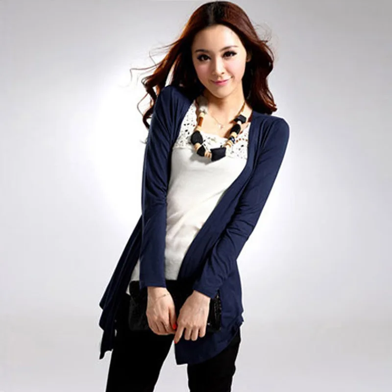 2018 Long-sleeved Cardigans Women Irregular Shawl Summer Sunscreen Clothing Autumn Soft Thin Coat
2018 Long-sleeved Cardigans Women Irregular Shawl Summer Sunscreen Clothing Autumn Soft Thin Coat