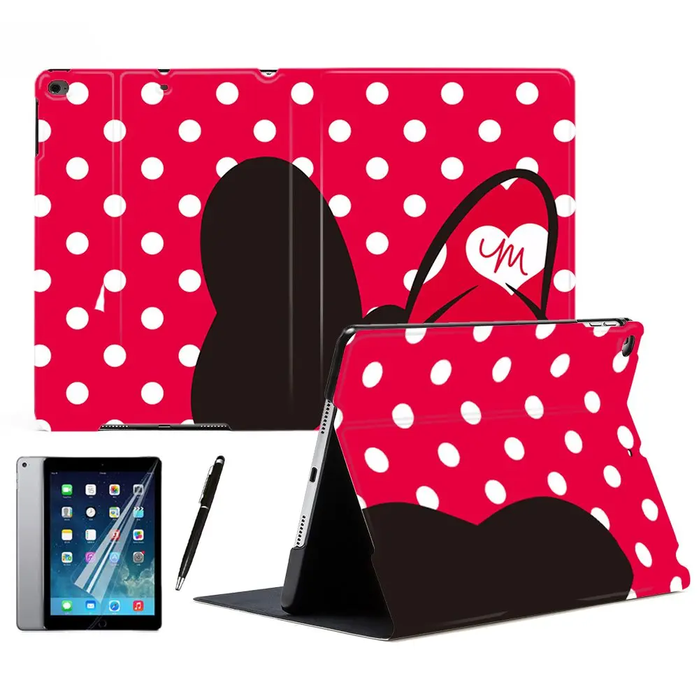 Sleep Wake Up Function Stand Smart Case Cover For Apple iPad Air 2 9.7" 2017 2018 Mini 4 Cartoon Minnie Mouse Cute Red Bow-knot
Sleep Wake Up Function Stand Smart Case Cover For Apple iPad Air 2 9.7" 2017 2018 Mini 4 Cartoon Minnie Mouse Cute Red Bow-knot