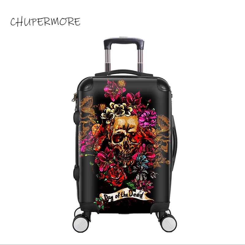 Private custom Creative 3D Skull Rolling Luggage Spinner 28 inch Suitcase Wheels 20 inch Black Cabin Trolley Travel Bag
Private custom Creative 3D Skull Rolling Luggage Spinner 28 inch Suitcase Wheels 20 inch Black Cabin Trolley Travel Bag