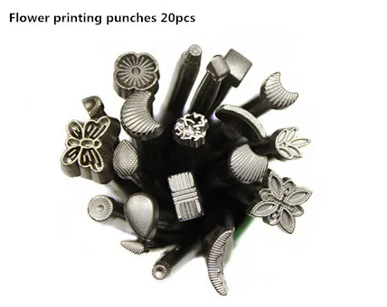 Needlework leather tool printing sets 20pcs DIY flower punches leather sculpture tool stamps
Needlework leather tool printing sets 20pcs DIY flower punches leather sculpture tool stamps