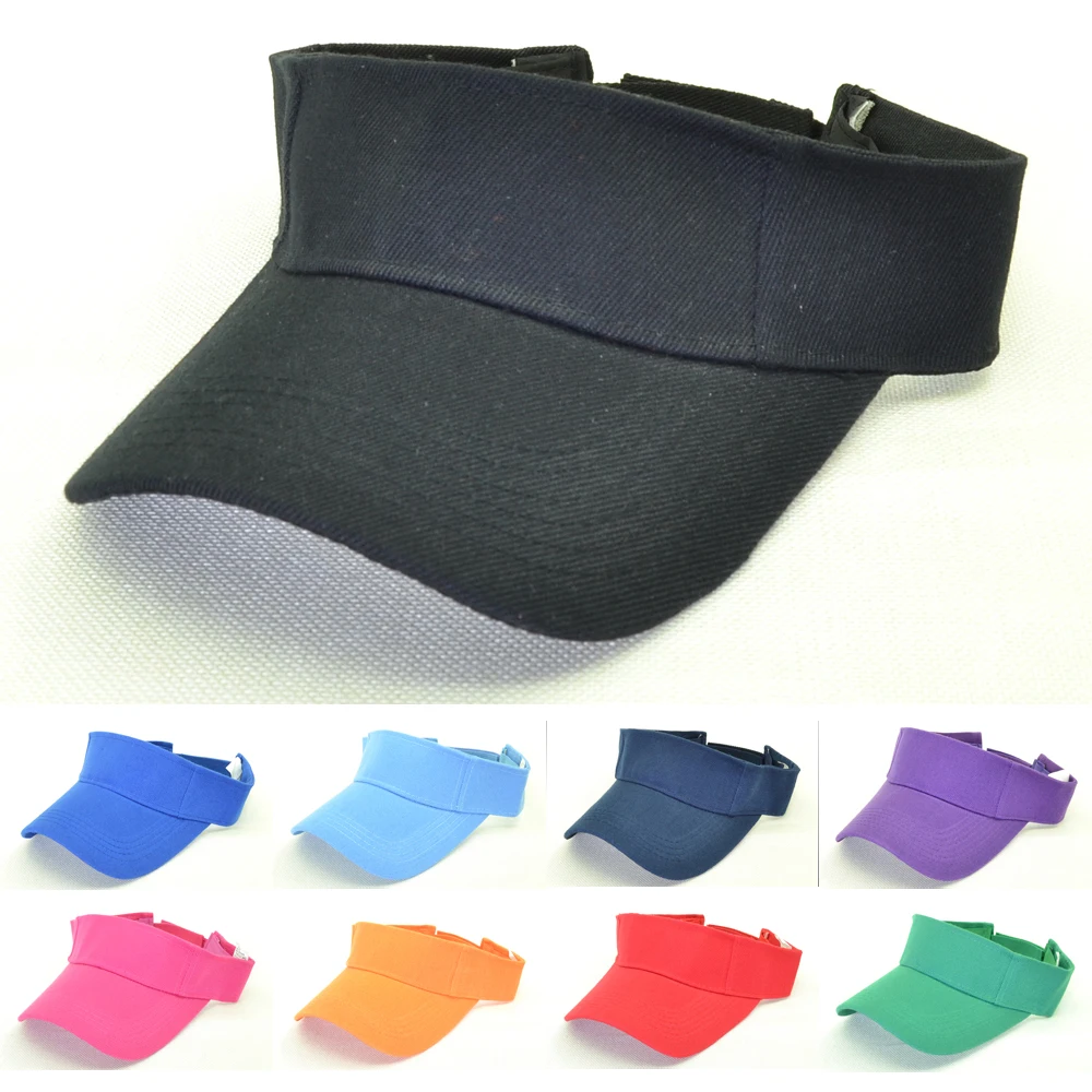 Hot Sale Men Women Summer Solid Visor Sun Plain Hat Casual Ajustable Empty top Sunscreen Cap Unisex Cool Visors hats casquette
Hot Sale Men Women Summer Solid Visor Sun Plain Hat Casual Ajustable Empty top Sunscreen Cap Unisex Cool Visors hats casquette