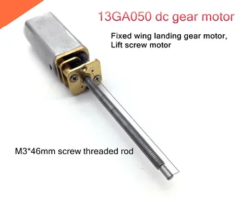 Quality! M3*46mm screw threaded shaft,13GA050 dc gear motor,Fixed wing landing gear motor,Lift mechanical arm robot,smart toy
Quality! M3*46mm screw threaded shaft,13GA050 dc gear motor,Fixed wing landing gear motor,Lift mechanical arm robot,smart toy