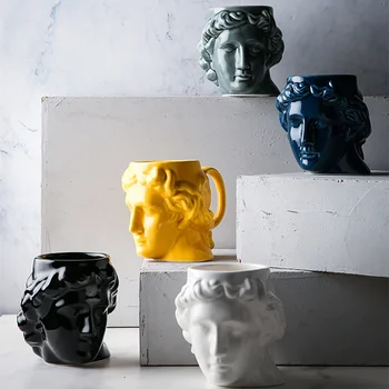 580ml Ceramic 3D Apollo Mug Coffee Mugs Ancient Greek gods Creative Cups Cute Office Mugs Milk Mug Home Decoration Birthday Gift
580ml Ceramic 3D Apollo Mug Coffee Mugs Ancient Greek gods Creative Cups Cute Office Mugs Milk Mug Home Decoration Birthday Gift