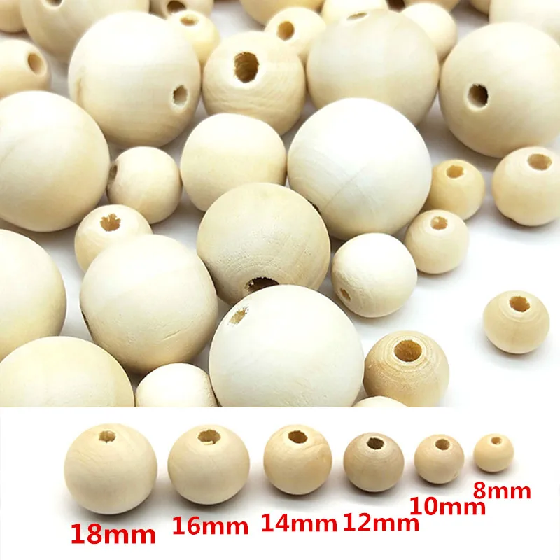 100pcs 6-30mm Wood Spacer Beads Natural Color Round Eco-Friendly Loose Wooden Bead DIY for Jewelry Making Bracelet Accessories
100pcs 6-30mm Wood Spacer Beads Natural Color Round Eco-Friendly Loose Wooden Bead DIY for Jewelry Making Bracelet Accessories