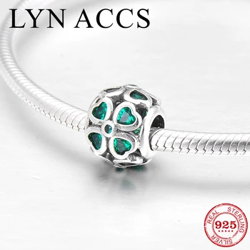 Hollow out round 925 Sterling Silver like four-leaf clover green CZ fine Bead Fit Original Pandora Charm Bracelet Jewelry making
Hollow out round 925 Sterling Silver like four-leaf clover green CZ fine Bead Fit Original Pandora Charm Bracelet Jewelry making