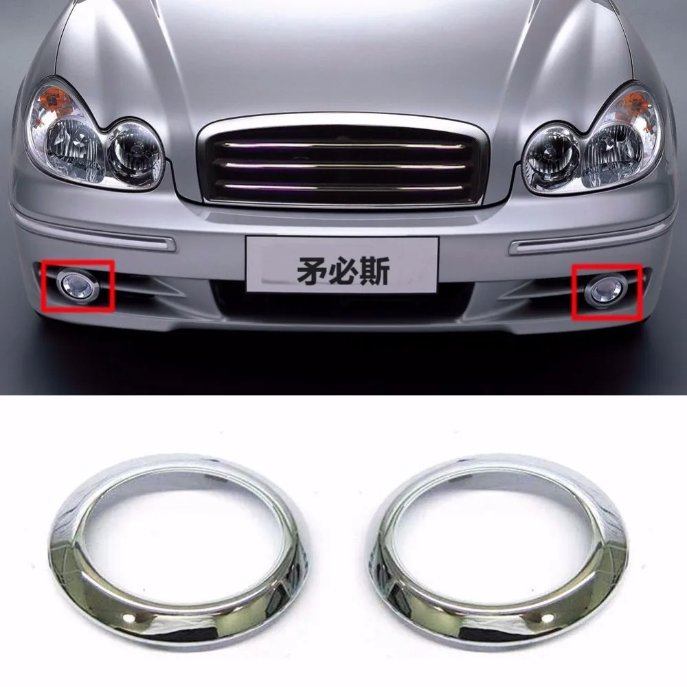 

Front side Fog Light Lamp Cover For Hyundai Sonata EF 2002-2005 CAP FR BUMPER FOG LAMP 865543D000 865533D000