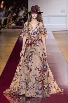 5 yards New fashion show dress high quality mixed color french net tulle mesh embroidered lace fabric
5 yards New fashion show dress high quality mixed color french net tulle mesh embroidered lace fabric