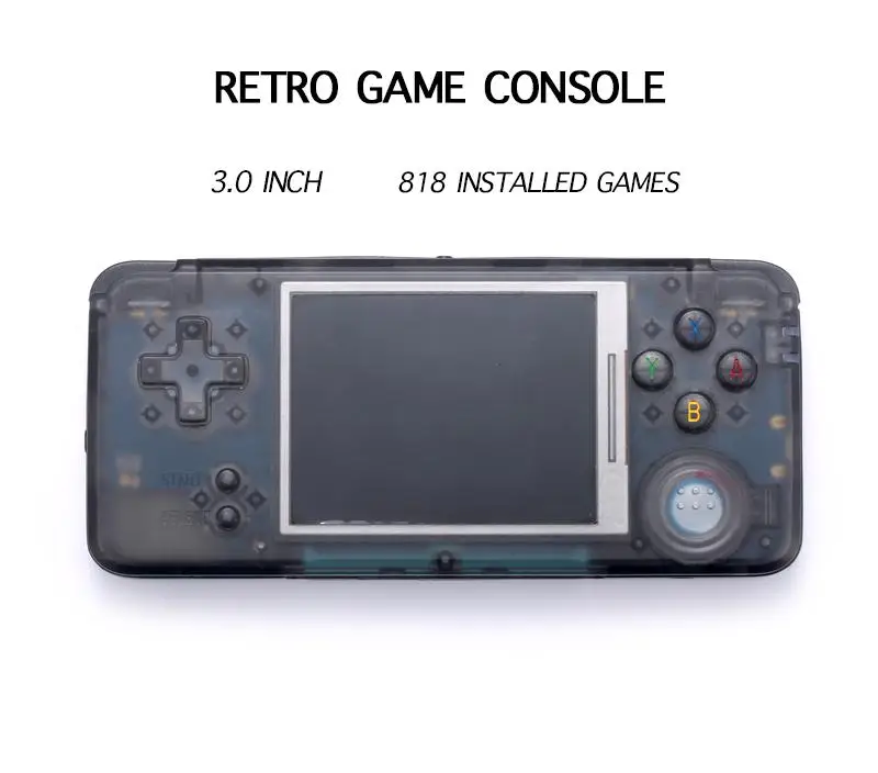Retro Handheld Game Console 3.0 Inch Console Built-in 818 Classic Games Support For NEO/GEO/GBC/FC/CP1/CP2/GB/GBA r30
Retro Handheld Game Console 3.0 Inch Console Built-in 818 Classic Games Support For NEO/GEO/GBC/FC/CP1/CP2/GB/GBA r30
