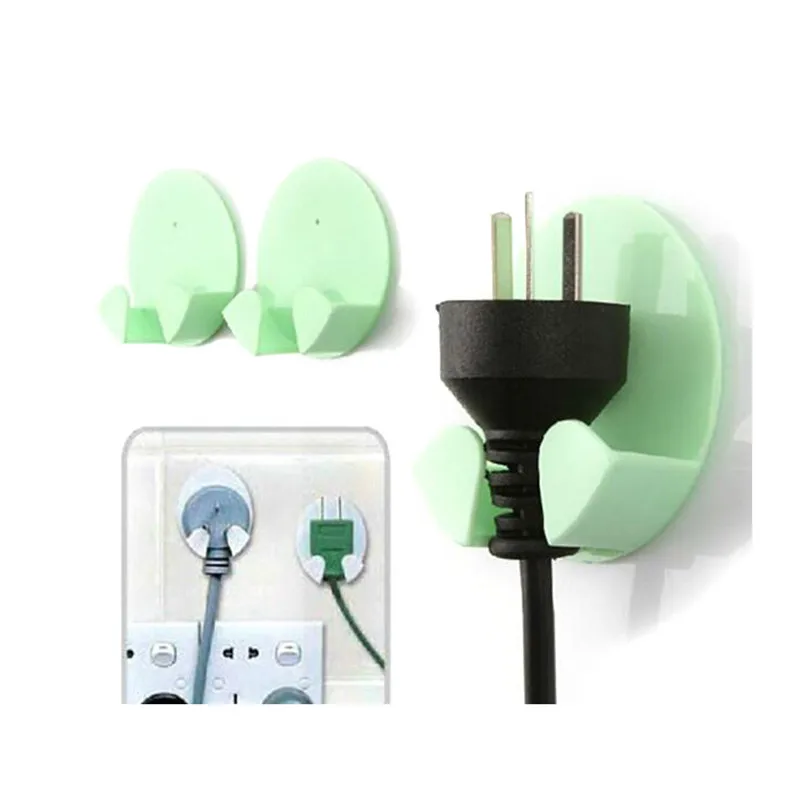 New 2pcs/ set Household Storage Holders Rack Home Office Wall Adhesive Plastic Power Plug Holder
New 2pcs/ set Household Storage Holders Rack Home Office Wall Adhesive Plastic Power Plug Holder