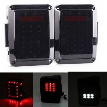 Black Smoke LED Reverse Brake Tail Lights Lamps With US Standard Plugs For 07-15 JEEP JK WRANGLER Car Light Replacement Light
Black Smoke LED Reverse Brake Tail Lights Lamps With US Standard Plugs For 07-15 JEEP JK WRANGLER Car Light Replacement Light