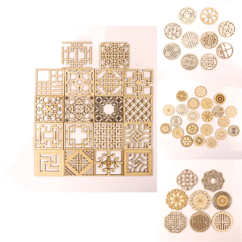 Chinese style Retro Frame Wooden Pattern Round Square Scrapbooking Craft Handmade Accessory Sewing Home Decor DIY 5-18pcs 64mm
Chinese style Retro Frame Wooden Pattern Round Square Scrapbooking Craft Handmade Accessory Sewing Home Decor DIY 5-18pcs 64mm