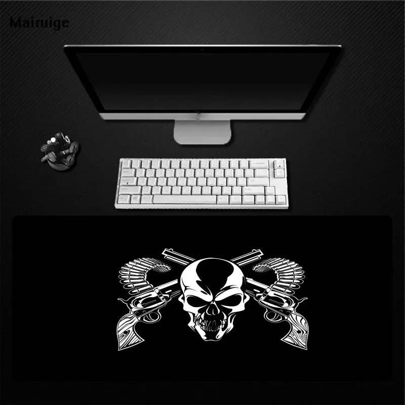 Mairuige Revolver, Skull Black Mouse Pad Home Large Size Locking Edge Table Pad Game Player Durable Mouse Pad Game Accessories
Mairuige Revolver, Skull Black Mouse Pad Home Large Size Locking Edge Table Pad Game Player Durable Mouse Pad Game Accessories
