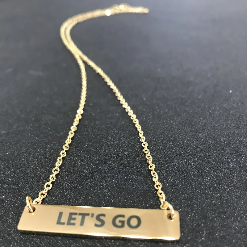 US7 Romantic Gift 316 Stainless Steel Name Lady Necklace Personalized Custom Necklaces For Women Gift Nameplate Pendant Choker
US7 Romantic Gift 316 Stainless Steel Name Lady Necklace Personalized Custom Necklaces For Women Gift Nameplate Pendant Choker