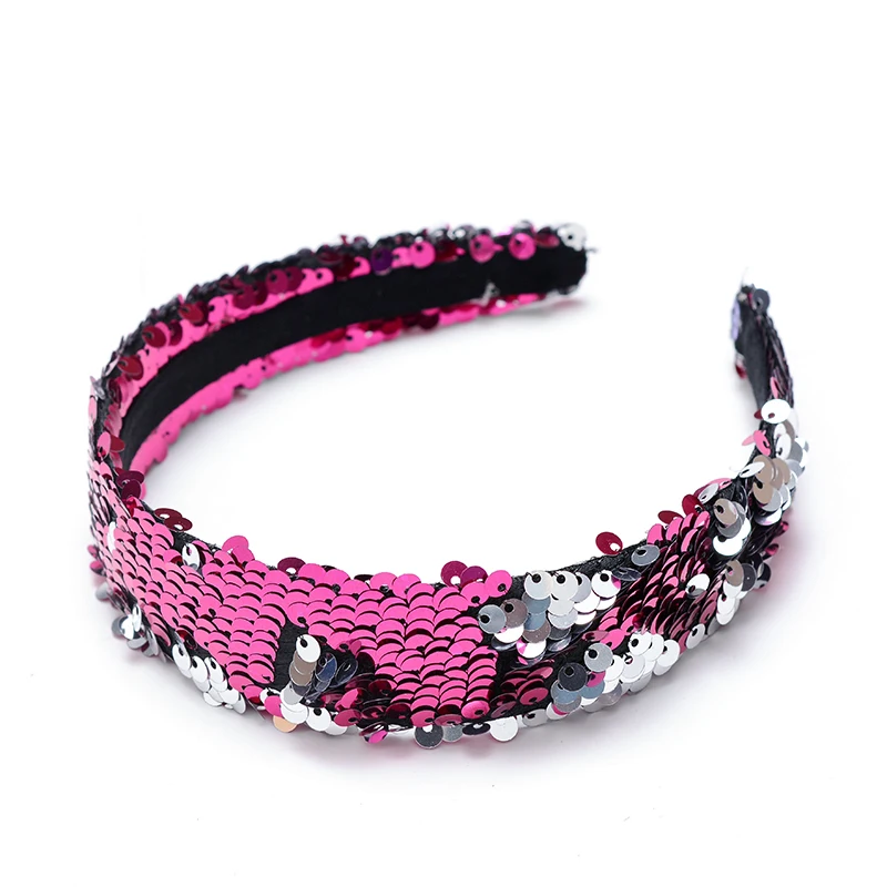 Fashion Women Reversible Glitter Sequins Hairbands Headband Wide Head Hoop Rainbow Hair Band for Girls Women Hair Accessories
Fashion Women Reversible Glitter Sequins Hairbands Headband Wide Head Hoop Rainbow Hair Band for Girls Women Hair Accessories