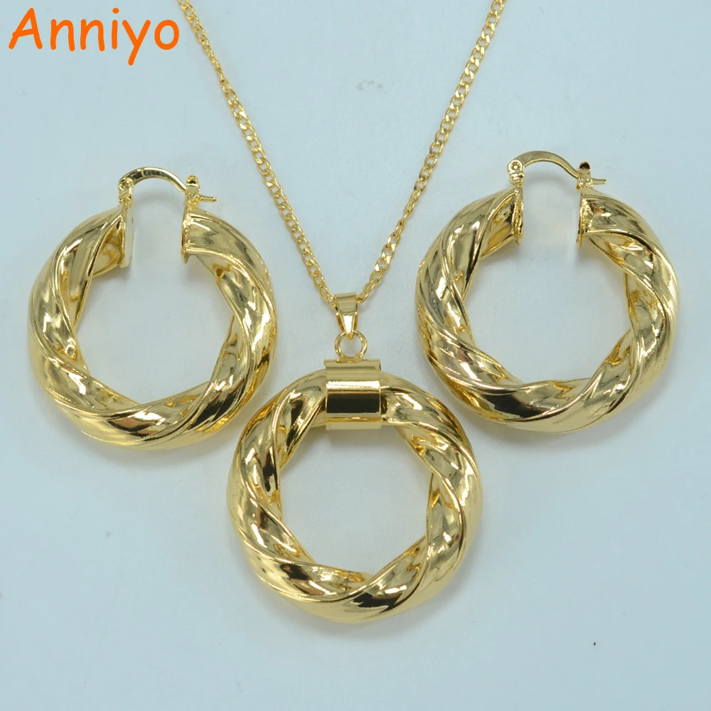 Anniyo Africa set Jewelry Necklace Earrings sets for Women Gold Color Arab Wedding Gifts Middle East set #000414
Anniyo Africa set Jewelry Necklace Earrings sets for Women Gold Color Arab Wedding Gifts Middle East set #000414
