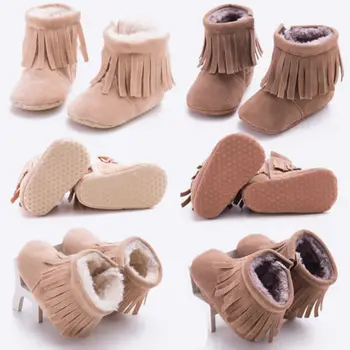 Newborn Winter Warm Baby Boys Girls Ankle Boots Tassels Soft Sole Shoes Boots Autumn Winter Baby Girls 0-18M
Newborn Winter Warm Baby Boys Girls Ankle Boots Tassels Soft Sole Shoes Boots Autumn Winter Baby Girls 0-18M