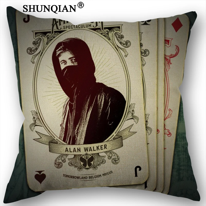 New Custom Alan Walker Canvas pillowcase Wedding Decorative PillowCase 45x45cm one sides Cotton Linen Pillow Cover
New Custom Alan Walker Canvas pillowcase Wedding Decorative PillowCase 45x45cm one sides Cotton Linen Pillow Cover