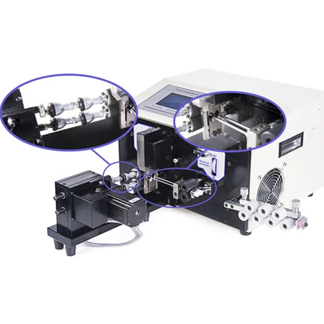 New SWT508-NX2 Computer Cable Wire Stripping Machine Wire Peeling Cutting Twisting Machine 0.1 -4.5 or 0.1 -2.5 mm2
New SWT508-NX2 Computer Cable Wire Stripping Machine Wire Peeling Cutting Twisting Machine 0.1 -4.5 or 0.1 -2.5 mm2
