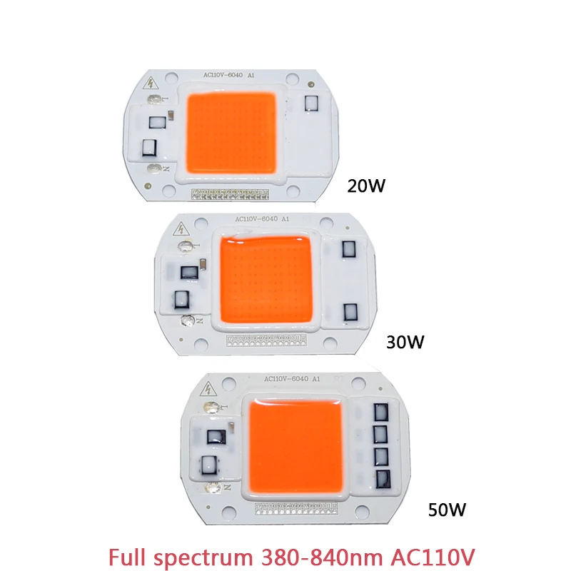 LED Grow Light Lamp Smart Chip Full Spectrum Input AC220V/110V Directly 20W/30W/50W For Indoor Plant Seedling Grow and Flower
LED Grow Light Lamp Smart Chip Full Spectrum Input AC220V/110V Directly 20W/30W/50W For Indoor Plant Seedling Grow and Flower
