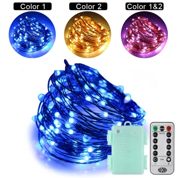 3AA Battery Dual-Color 10M 100LEDs Copper Wire for Wedding/Xmas/Valentines Wedding Decoration +Remote Changing LED String lights
3AA Battery Dual-Color 10M 100LEDs Copper Wire for Wedding/Xmas/Valentines Wedding Decoration +Remote Changing LED String lights