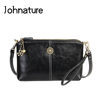 Johnature 2020 New Fashion Genuine Leather Women Messenger Bags Cow Leather Solid Small Shoulder&Crossbody Bags Clutch Bags
Johnature 2020 New Fashion Genuine Leather Women Messenger Bags Cow Leather Solid Small Shoulder&Crossbody Bags Clutch Bags