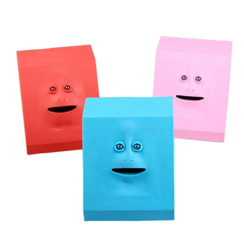 Face Bank Money Eating Box Automatic Saving Bank Chewing Piggy Bank Safe Box Savings Money for Children Candy Machine
Face Bank Money Eating Box Automatic Saving Bank Chewing Piggy Bank Safe Box Savings Money for Children Candy Machine